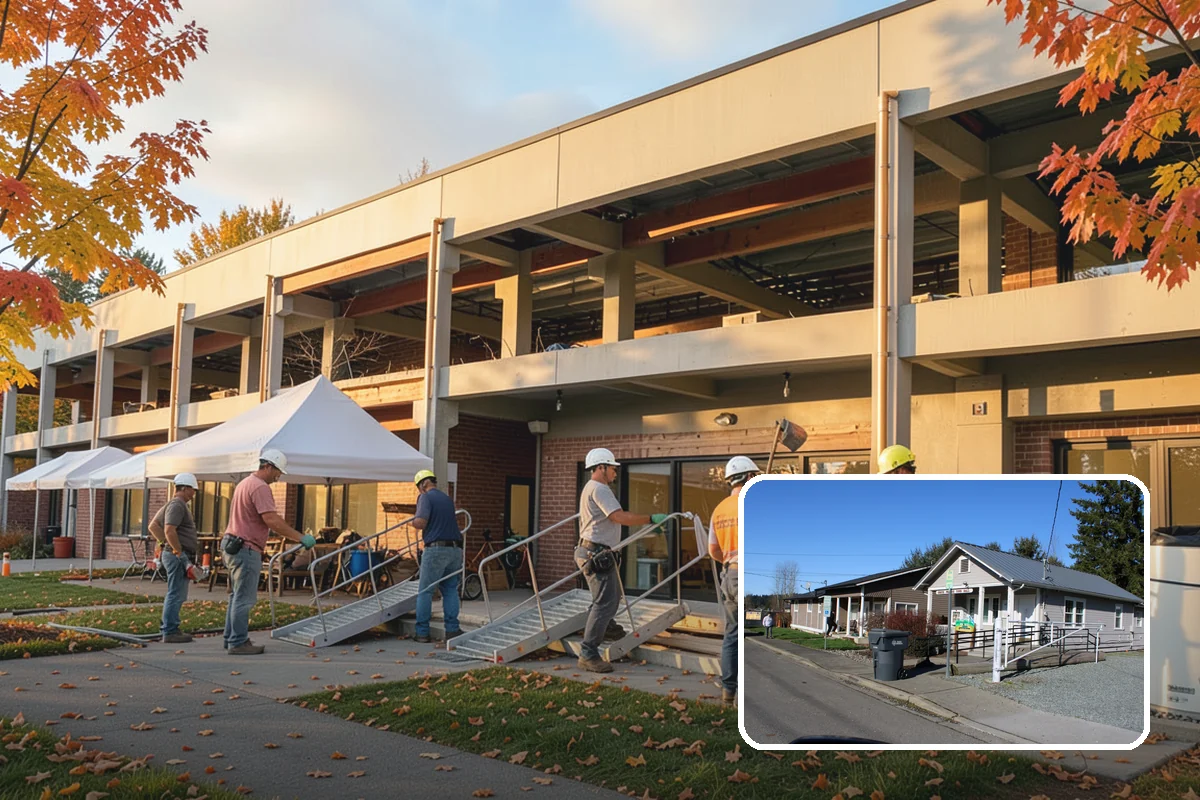 Office Buildout in South Prairie, Pierce County, WA - Layouts balanced for focus and collaboration