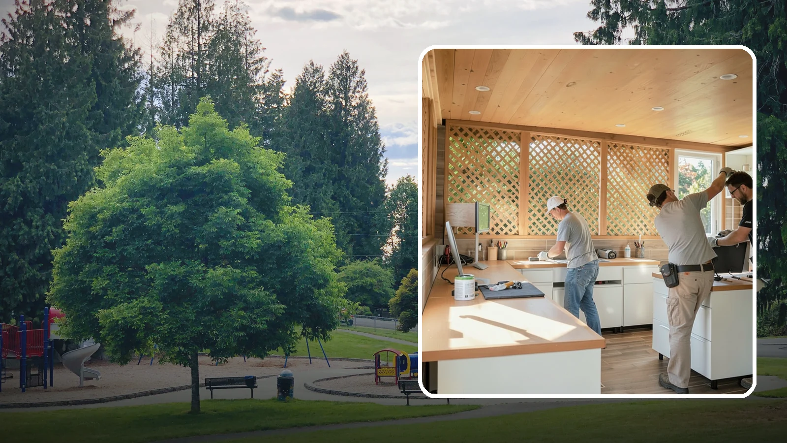 Office Cabinetry in Bonney Lake, Pierce County, WA - Installing built-in office cabinetry that organizes your workspace with custom desks, shelving, and storage.