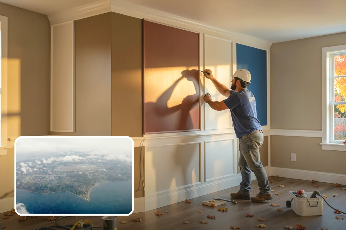 Office Cabinetry in Burien, King County, WA - Custom desks and storage fit to the room