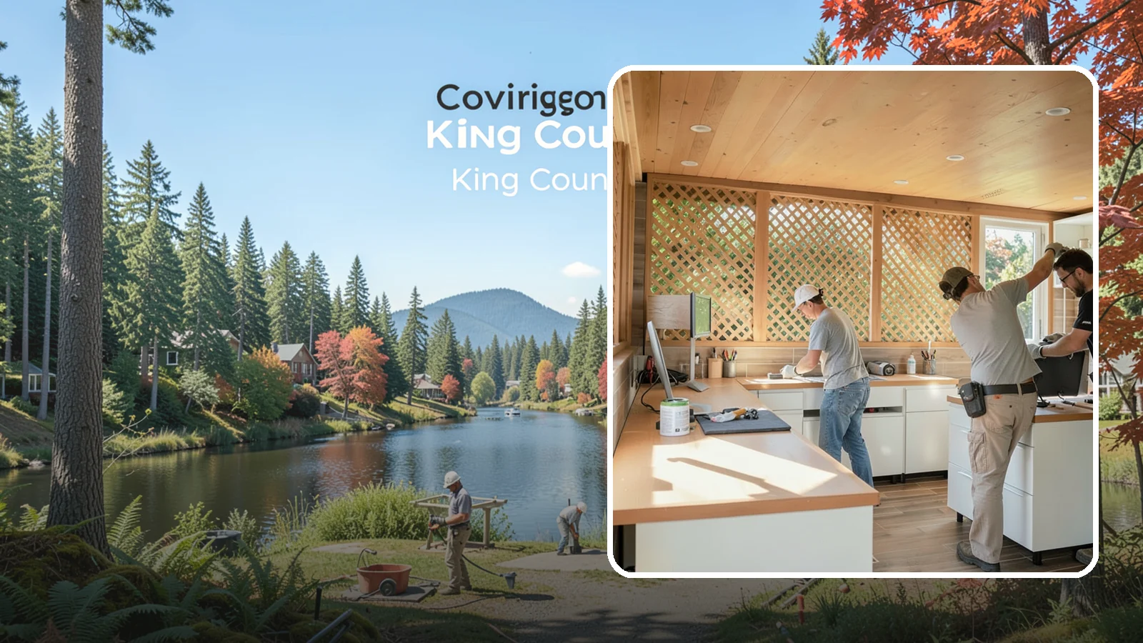 Office Cabinetry in Covington, King County, WA - Installing built-in office cabinetry that organizes your workspace with custom desks, shelving, and storage.