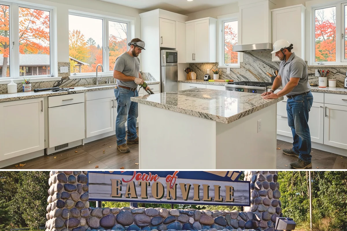 Office Cabinetry in Eatonville, Pierce County, WA - Office cabinetry is indoor work scheduled at your convenience any time of year.