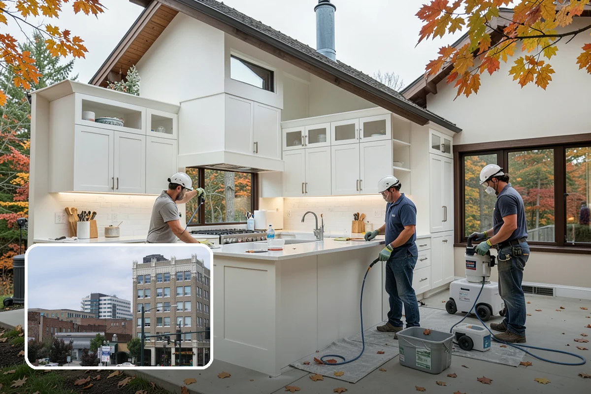 Office Cabinetry in Everett, Snohomish County, WA - Custom desks and storage fit to the room