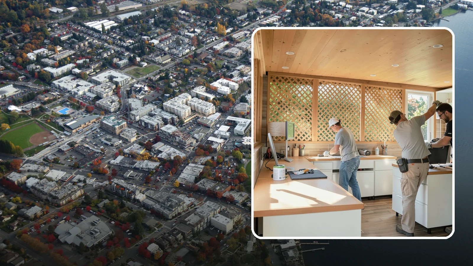 Office Cabinetry in Kirkland, King County, WA - Installing built-in office cabinetry that organizes your workspace with custom desks, shelving, and storage.