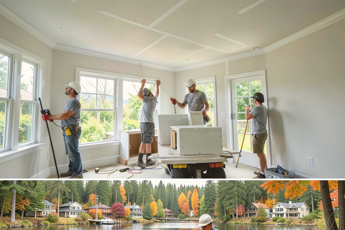 Office Cabinetry in La Conner, Skagit County, WA - Office cabinetry is indoor work scheduled at your convenience any time of year.