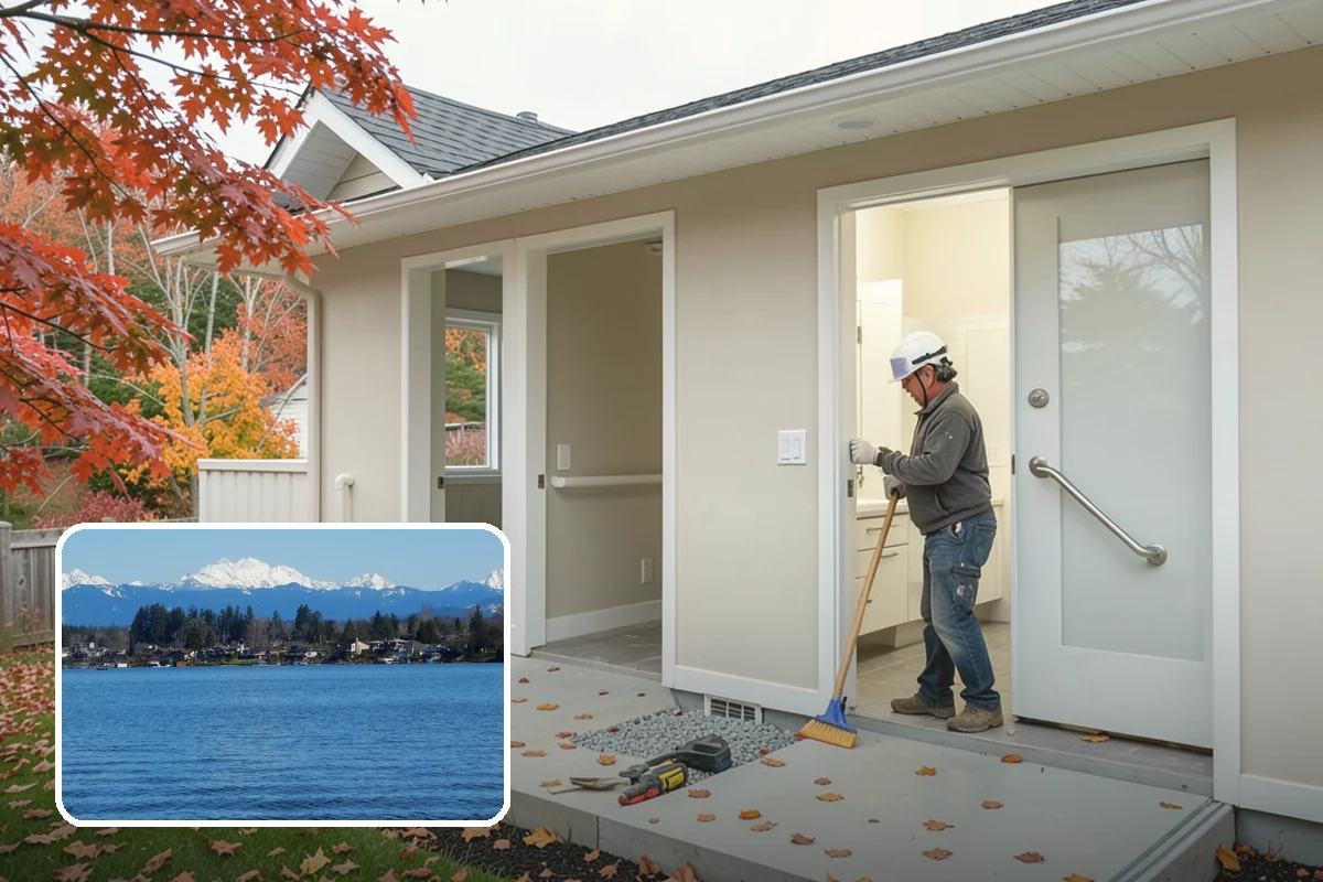 Office Cabinetry in Lake Stevens, Snohomish County, WA - Custom desks and storage fit to the room