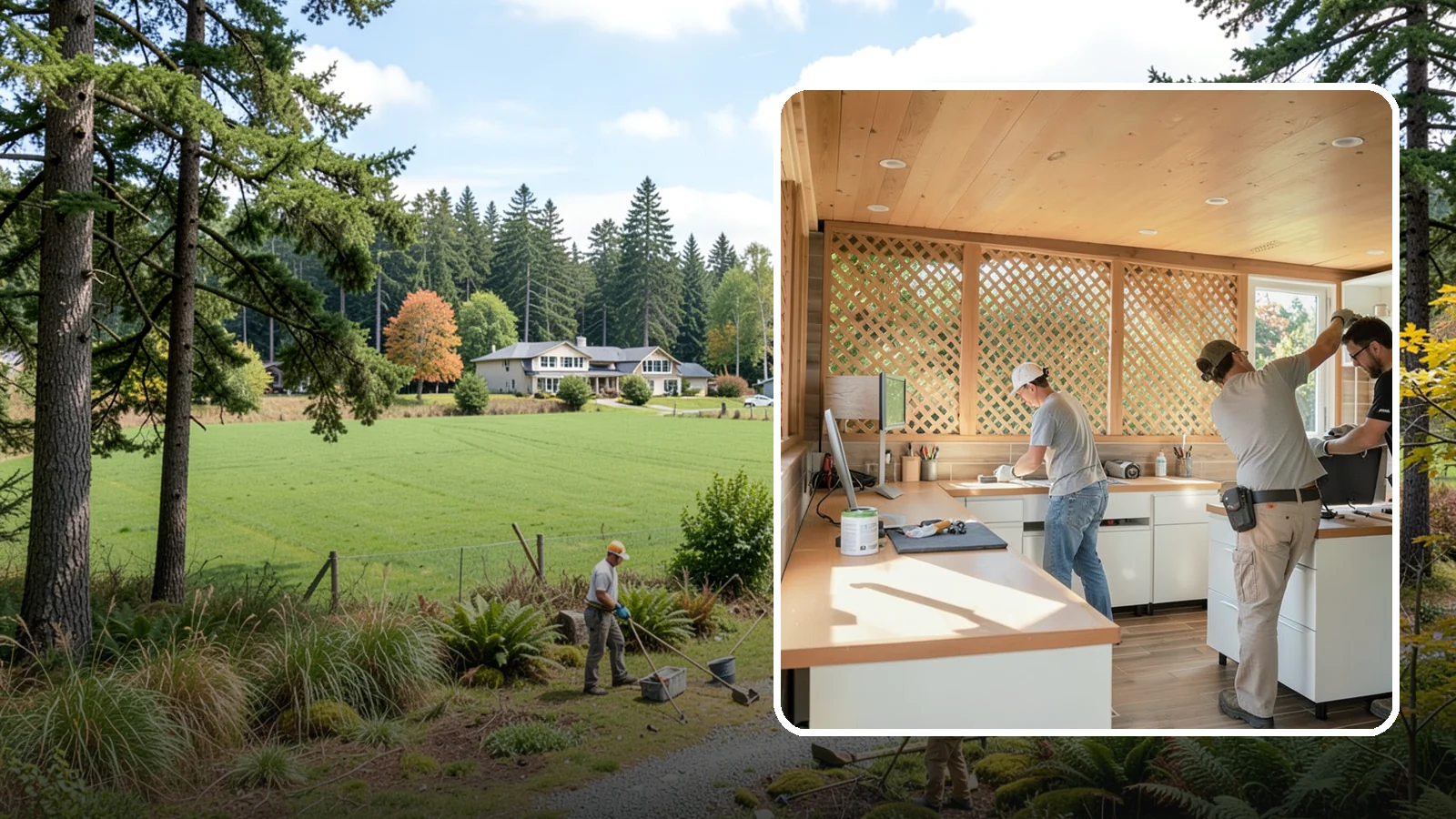 Office Cabinetry in Lyman, Skagit County, WA - Installing built-in office cabinetry that organizes your workspace with custom desks, shelving, and storage.