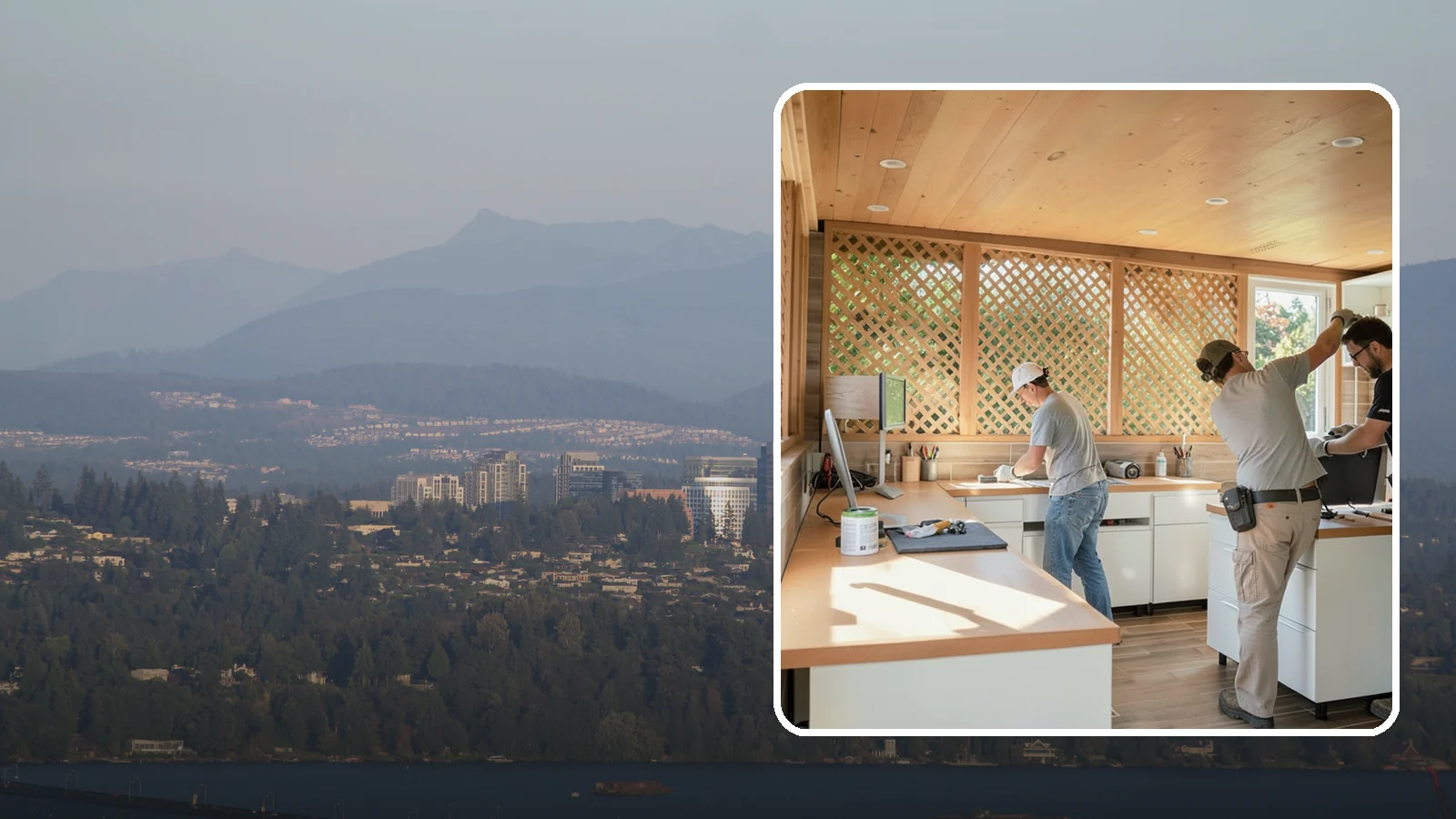 Office Cabinetry in Medina, King County, WA - Installing built-in office cabinetry that organizes your workspace with custom desks, shelving, and storage.
