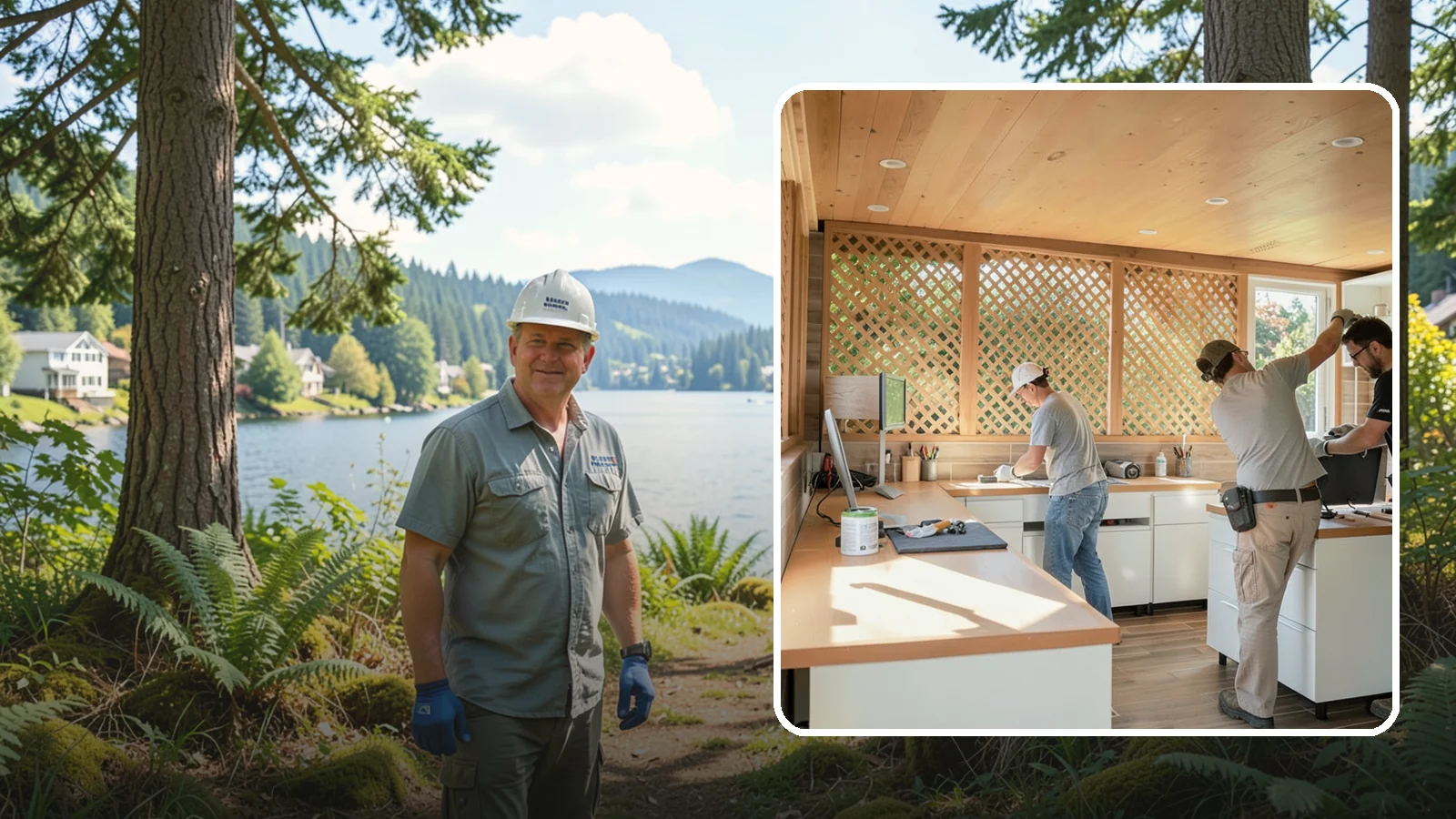 Office Cabinetry in Milton, King County, WA - Installing built-in office cabinetry that organizes your workspace with custom desks, shelving, and storage.
