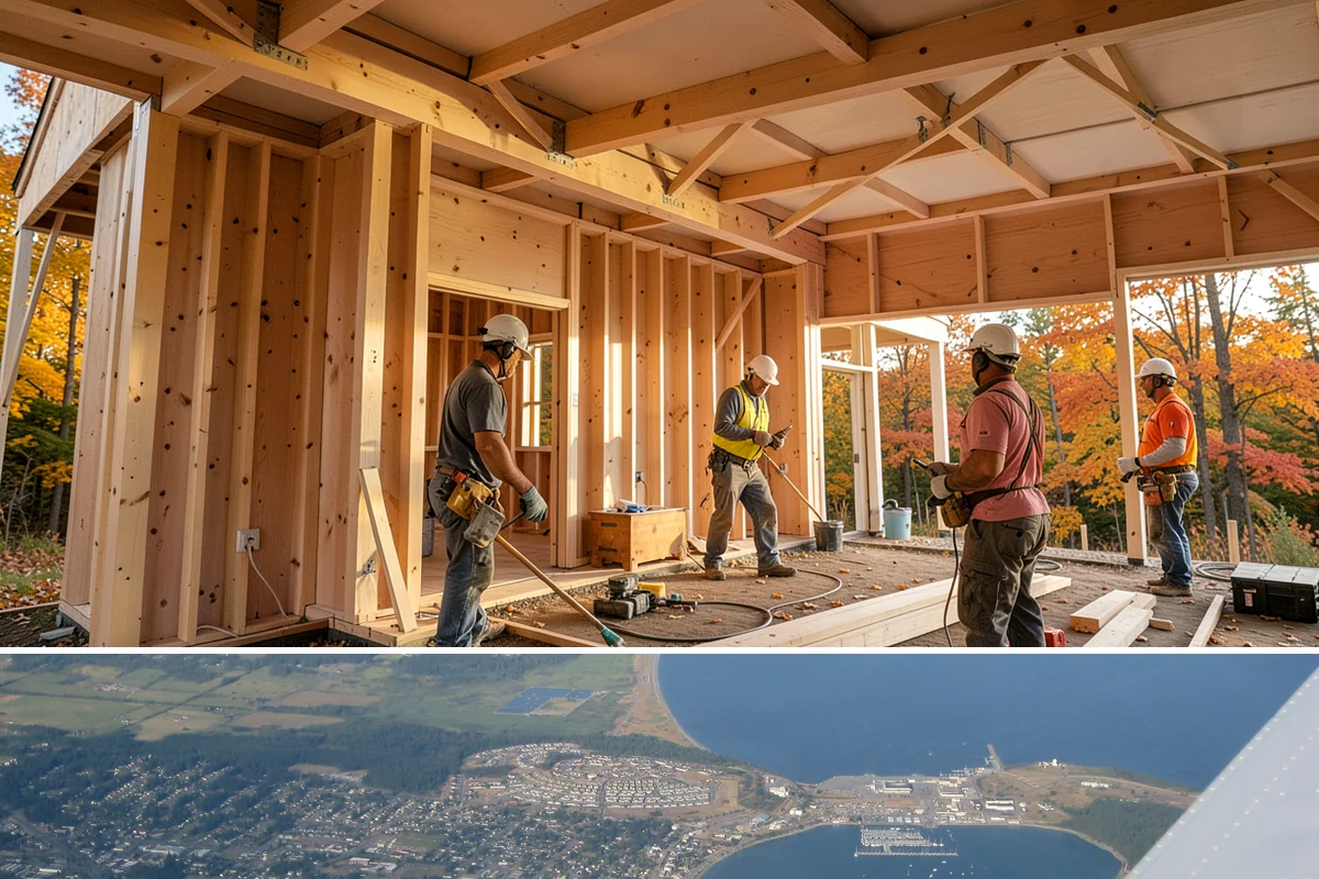 Office Cabinetry in Oak Harbor, Island County, WA - Office cabinetry is indoor work scheduled at your convenience any time of year.