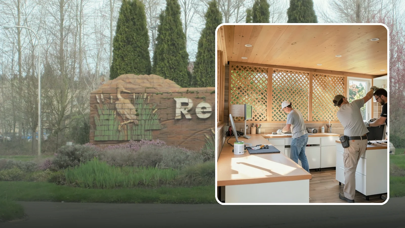 Office Cabinetry in Renton, King County, WA - Installing built-in office cabinetry that organizes your workspace with custom desks, shelving, and storage.