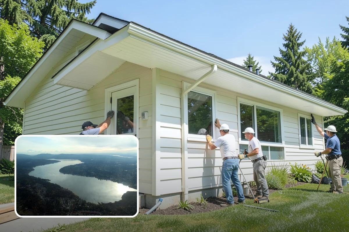 Office Cabinetry in Sammamish, King County, WA - Custom desks and storage fit to the room
