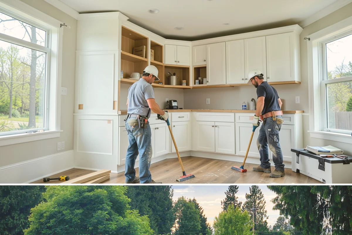 Office Flooring Installation in Bonney Lake, Pierce County, WA - Office flooring can be installed any season to fit your work and remodeling schedule.