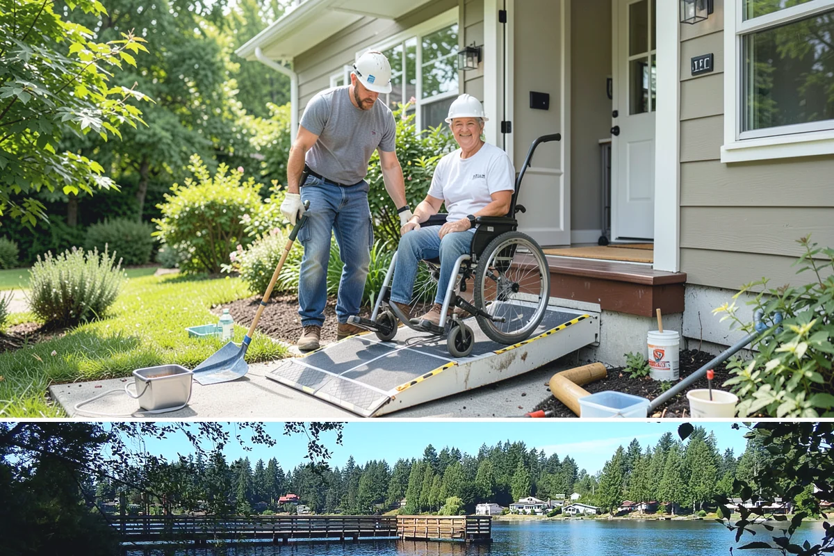 Office Flooring Installation in Federal Way, King County, WA - Office flooring can be installed any season to fit your work and remodeling schedule.