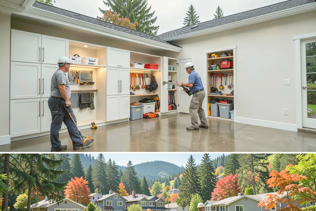 Office Flooring Installation in Fircrest, Pierce County, WA - Office flooring can be installed any season to fit your work and remodeling schedule.
