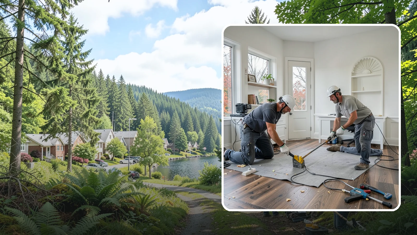 Office Flooring Installation in Lake Forest Park, King County, WA - Professional office flooring installation that combines durability, comfort, and a polished look for productive workspaces.