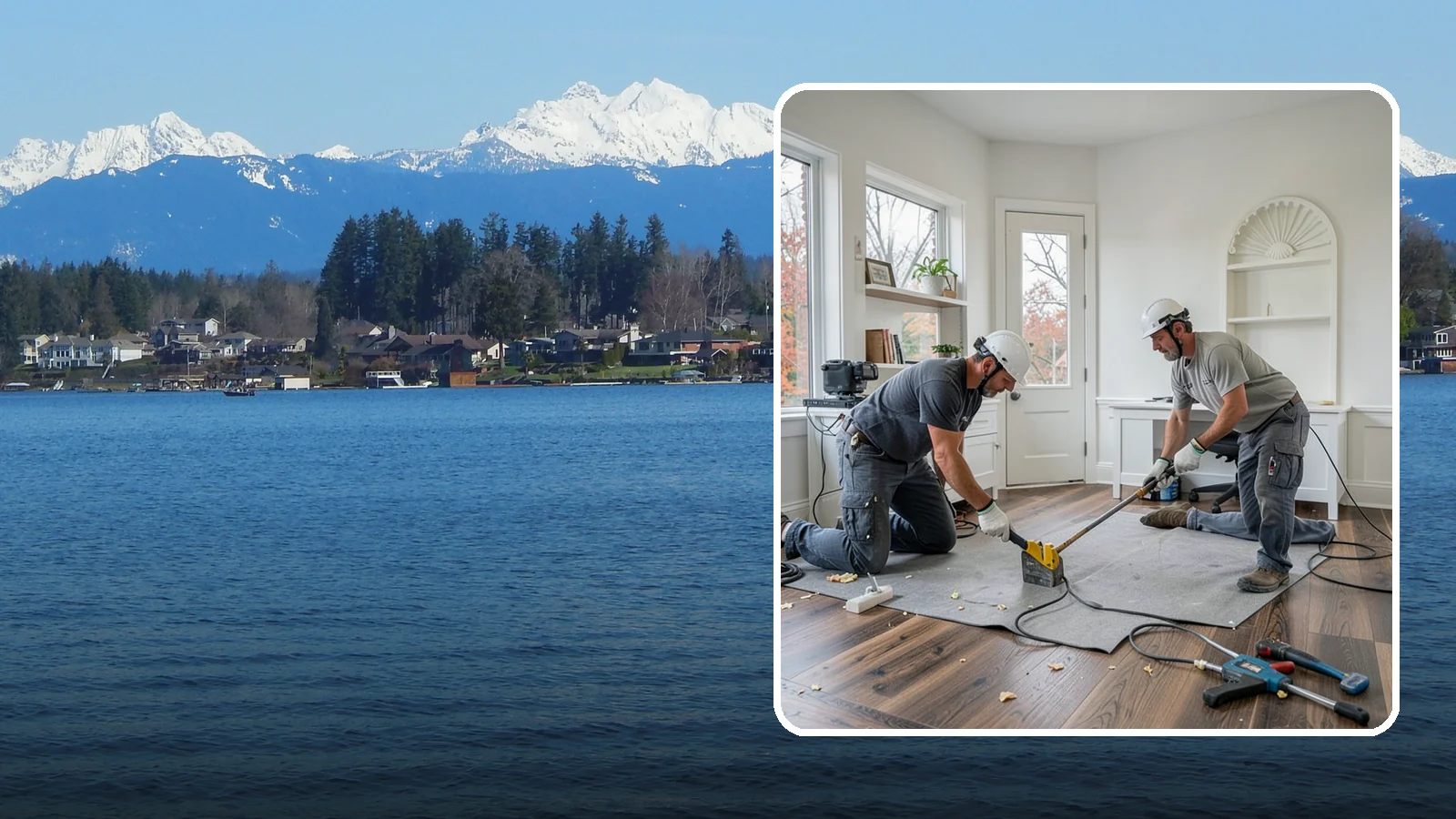 Office Flooring Installation in Lake Stevens, Snohomish County, WA - Professional office flooring installation that combines durability, comfort, and a polished look for productive workspaces.