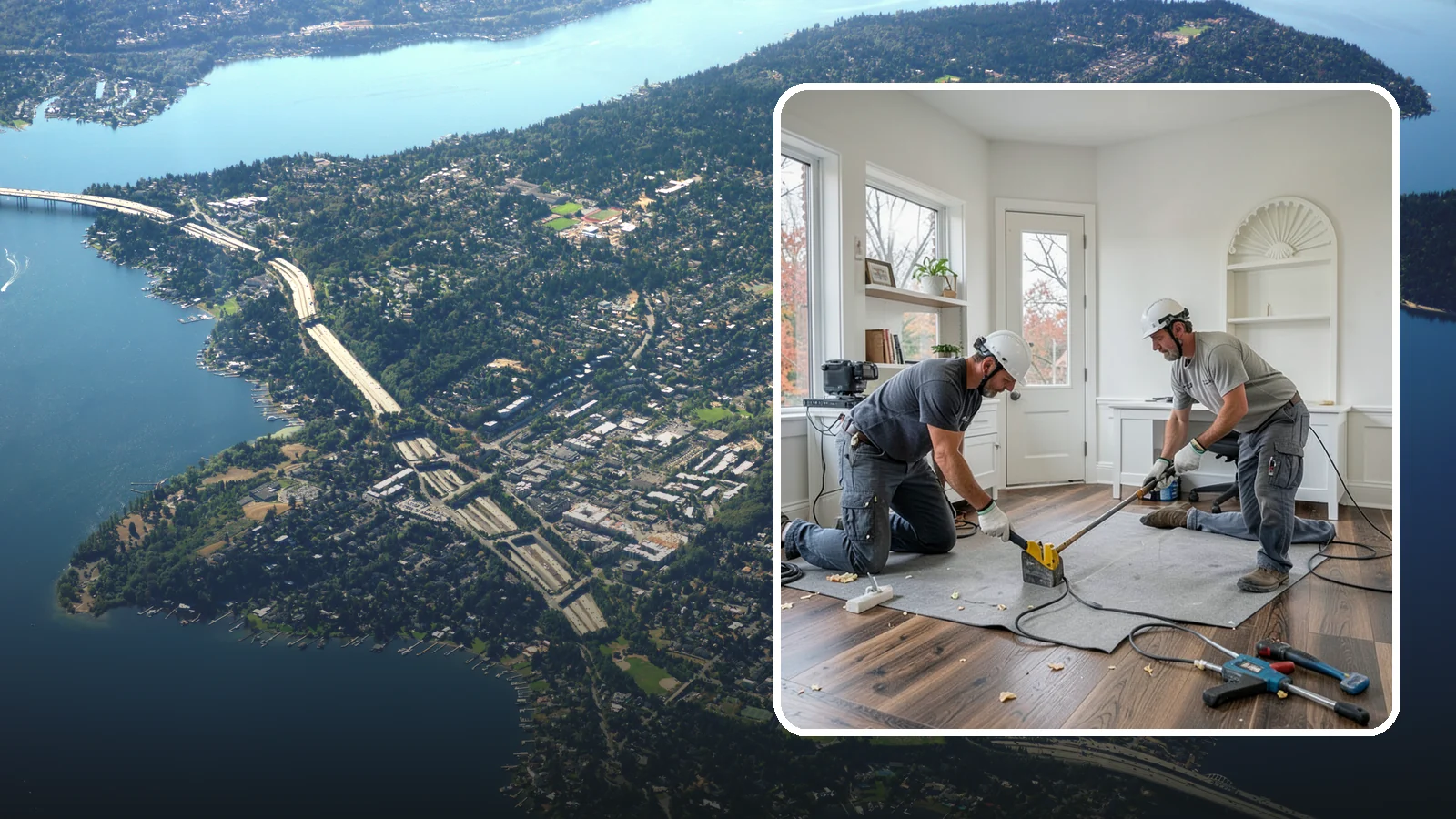 Office Flooring Installation in Mercer Island, King County, WA - Professional office flooring installation that combines durability, comfort, and a polished look for productive workspaces.