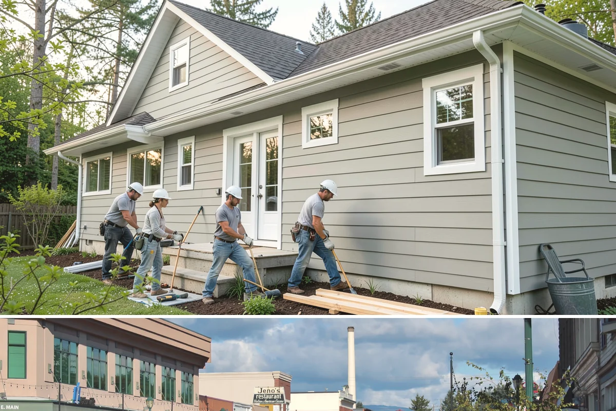 Office Flooring Installation in Monroe, Snohomish County, WA - Office flooring can be installed any season to fit your work and remodeling schedule.
