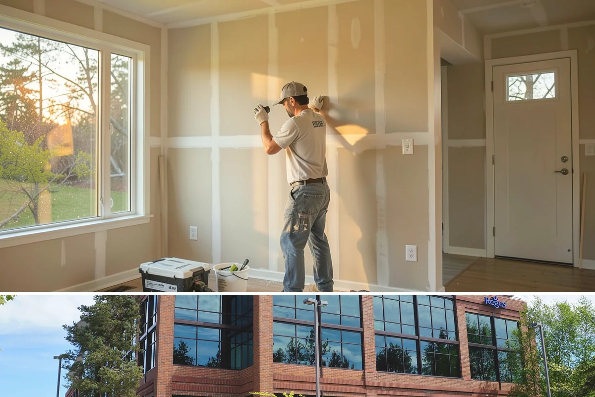 Office Flooring Installation in Mountlake Terrace, Snohomish County, WA - Office flooring can be installed any season to fit your work and remodeling schedule.