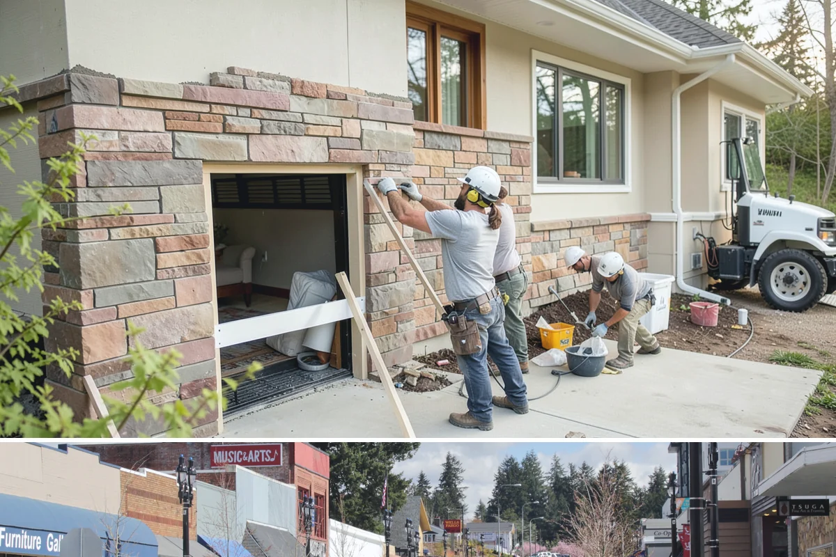 Open Concept Conversion in Bothell, King County, WA - Wall-opening work happens indoors and can be scheduled any time, making the wet season a practical choice for this kind of...
