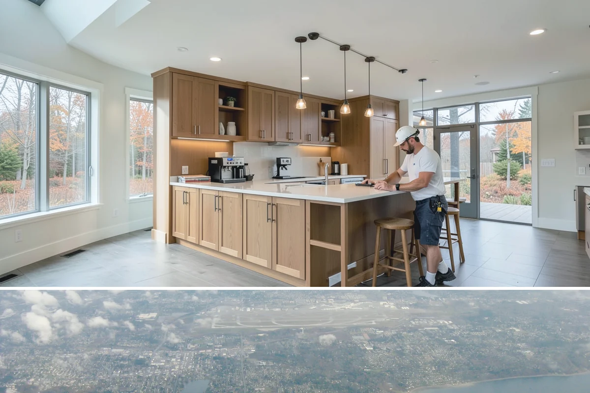 Open Concept Conversion in Burien, King County, WA - Wall-opening work happens indoors and can be scheduled any time, making the wet season a practical choice for this kind of...