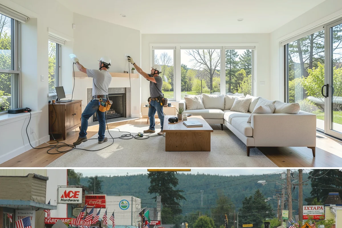 Open Concept Conversion in Carnation, King County, WA - Wall-opening work happens indoors and can be scheduled any time, making the wet season a practical choice for this kind of...