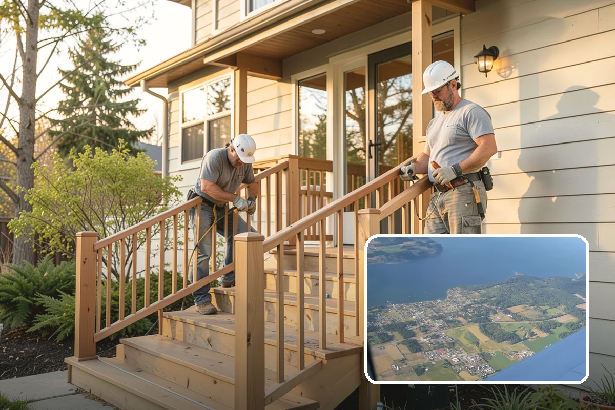 Open Concept Conversion in Coupeville, Island County, WA - Bright, connected living spaces