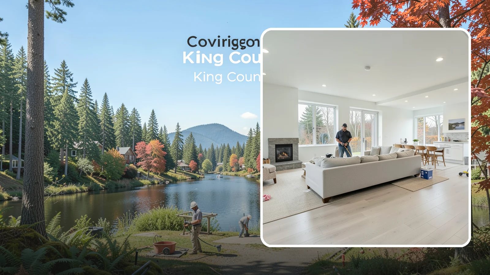 Open Concept Conversion in Covington, King County, WA - Open concept conversion that removes walls to create bright, connected living spaces in your Western Washington home.