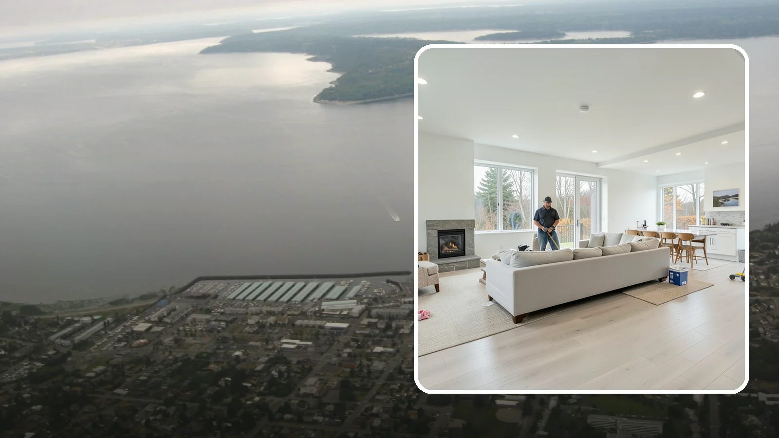 Open Concept Conversion in Des Moines, King County, WA - Open concept conversion that removes walls to create bright, connected living spaces in your Western Washington home.
