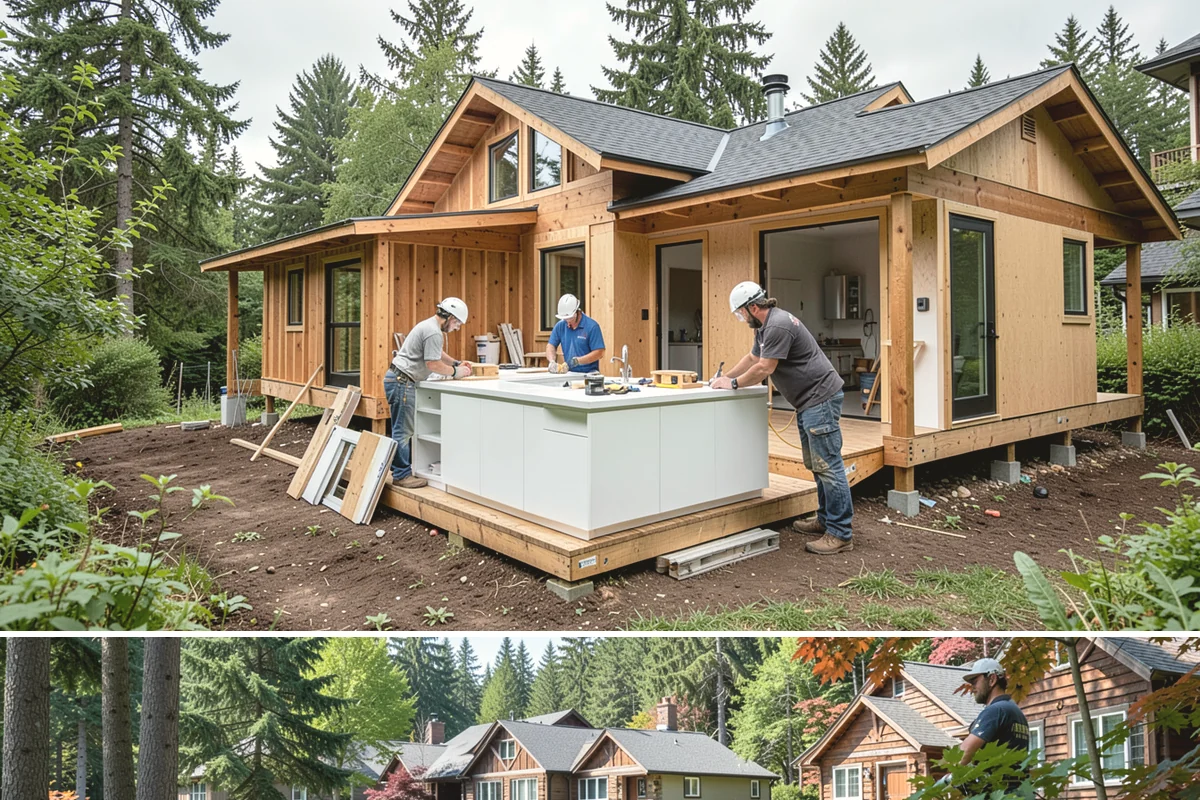 Open Concept Conversion in Edgewood, Pierce County, WA - Wall-opening work happens indoors and can be scheduled any time, making the wet season a practical choice for this kind of...