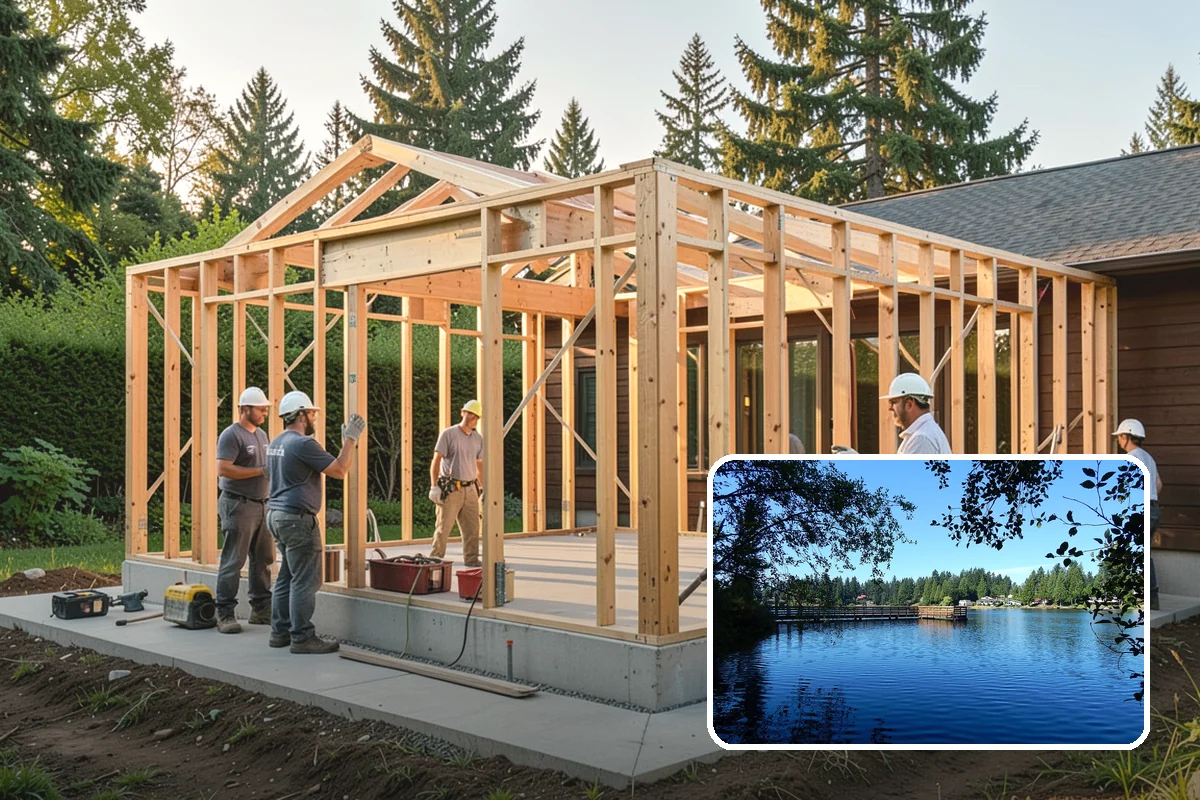 Open Concept Conversion in Federal Way, King County, WA - Bright, connected living spaces