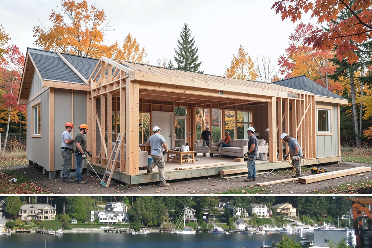Open Concept Conversion in Gig Harbor, Pierce County, WA - Wall-opening work happens indoors and can be scheduled any time, making the wet season a practical choice for this kind of...