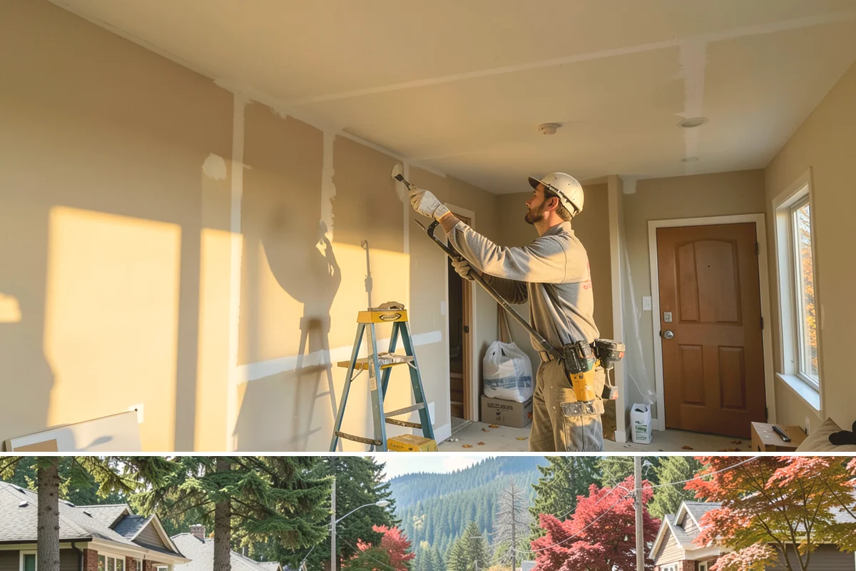 Open Concept Conversion in Hunts Point, King County, WA - Wall-opening work happens indoors and can be scheduled any time, making the wet season a practical choice for this kind of...