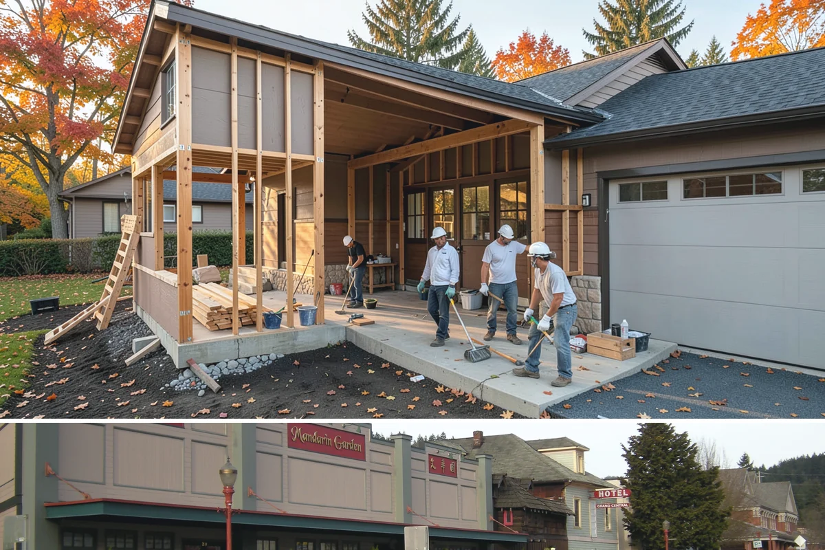 Open Concept Conversion in Issaquah, King County, WA - Wall-opening work happens indoors and can be scheduled any time, making the wet season a practical choice for this kind of...