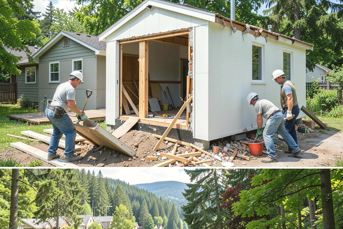 Open Concept Conversion in Lake Forest Park, King County, WA - Wall-opening work happens indoors and can be scheduled any time, making the wet season a practical choice for this kind of...