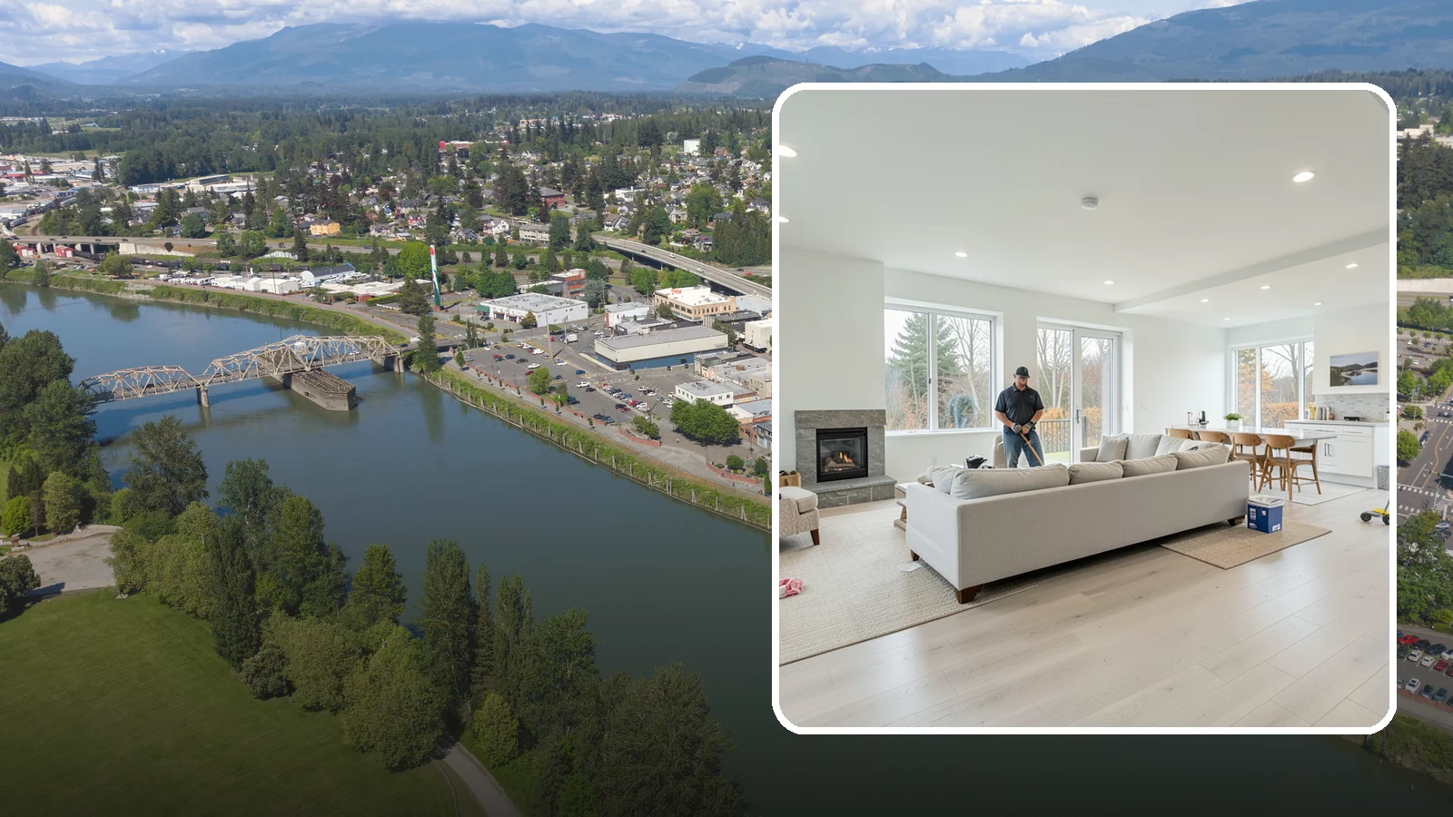 Open Concept Conversion in Mount Vernon, Skagit County, WA - Open concept conversion that removes walls to create bright, connected living spaces in your Western Washington home.