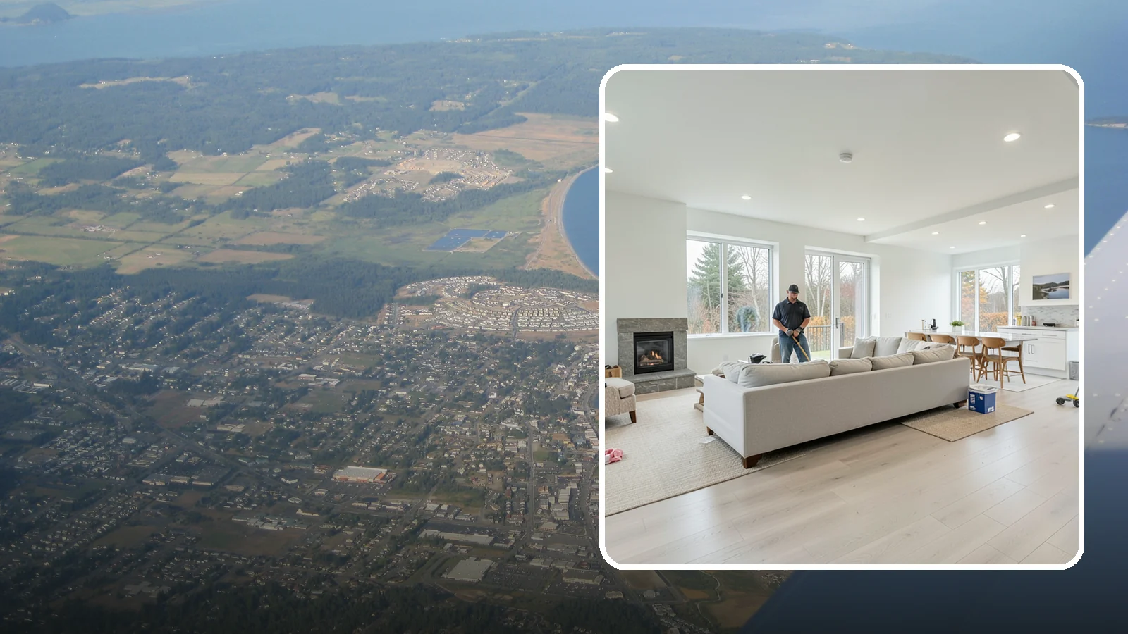 Open Concept Conversion in Oak Harbor, Island County, WA - Open concept conversion that removes walls to create bright, connected living spaces in your Western Washington home.
