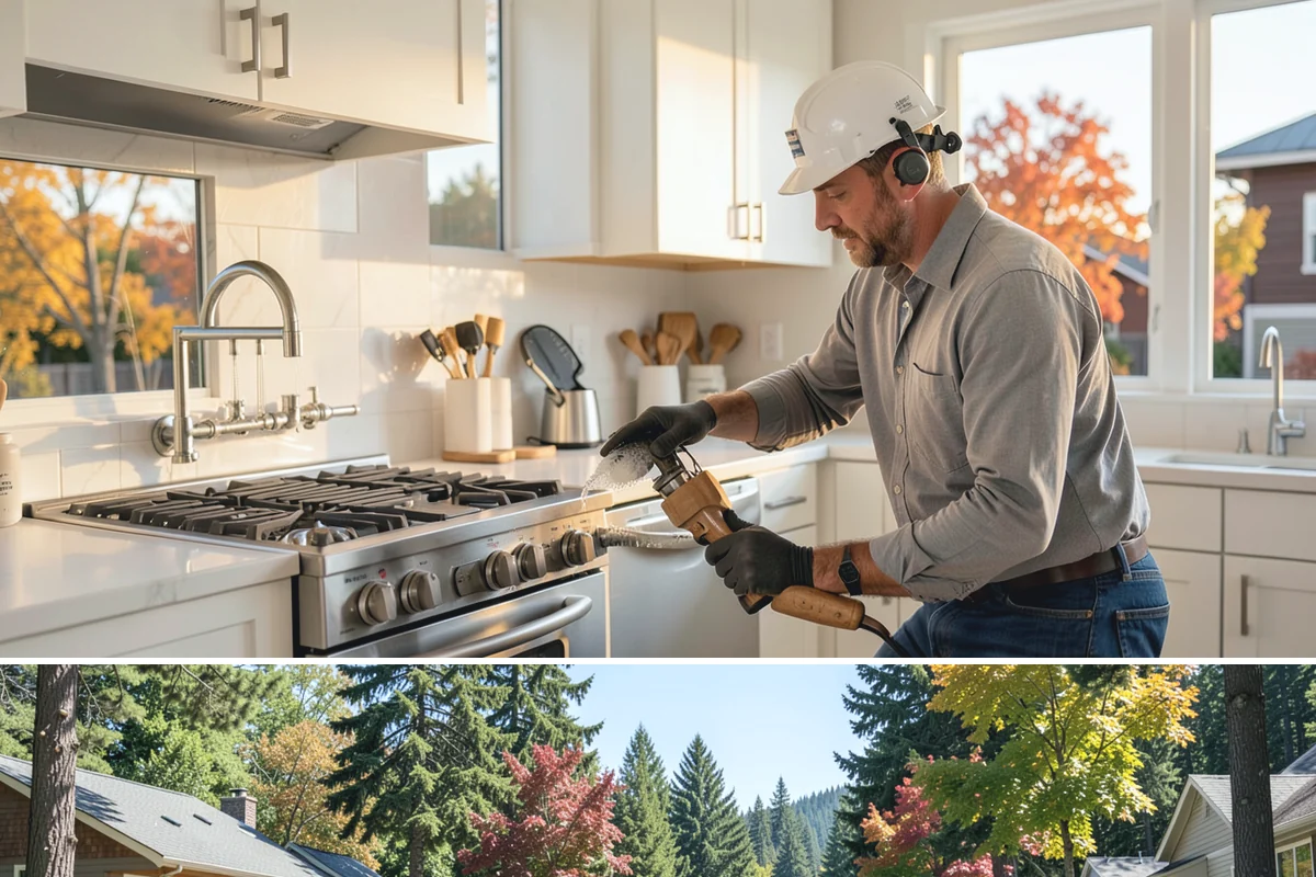 Open Concept Conversion in Orting, Pierce County, WA - Wall-opening work happens indoors and can be scheduled any time, making the wet season a practical choice for this kind of...