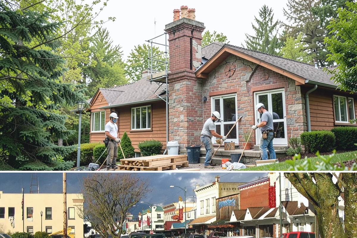 Open Concept Kitchen Remodel in Arlington, Snohomish County, WA - Late winter scheduling allows the structural work to finish before spring, giving you an airy, light-filled kitchen for summer.