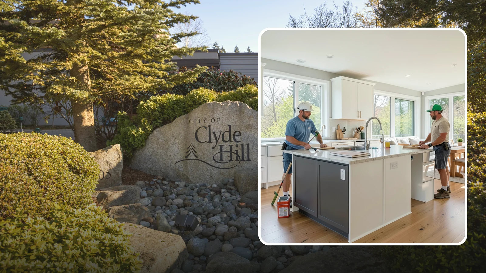 Open Concept Kitchen Remodel in Clyde Hill, King County, WA - An open-concept remodel that removes walls to connect your kitchen with living and dining areas for a bright, social space.
