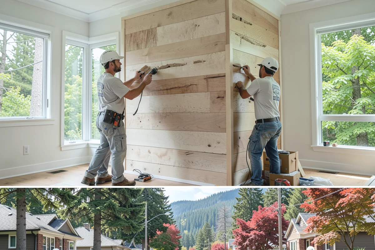 Open Concept Kitchen Remodel in Hunts Point, King County, WA - Late winter scheduling allows the structural work to finish before spring, giving you an airy, light-filled kitchen for summer.