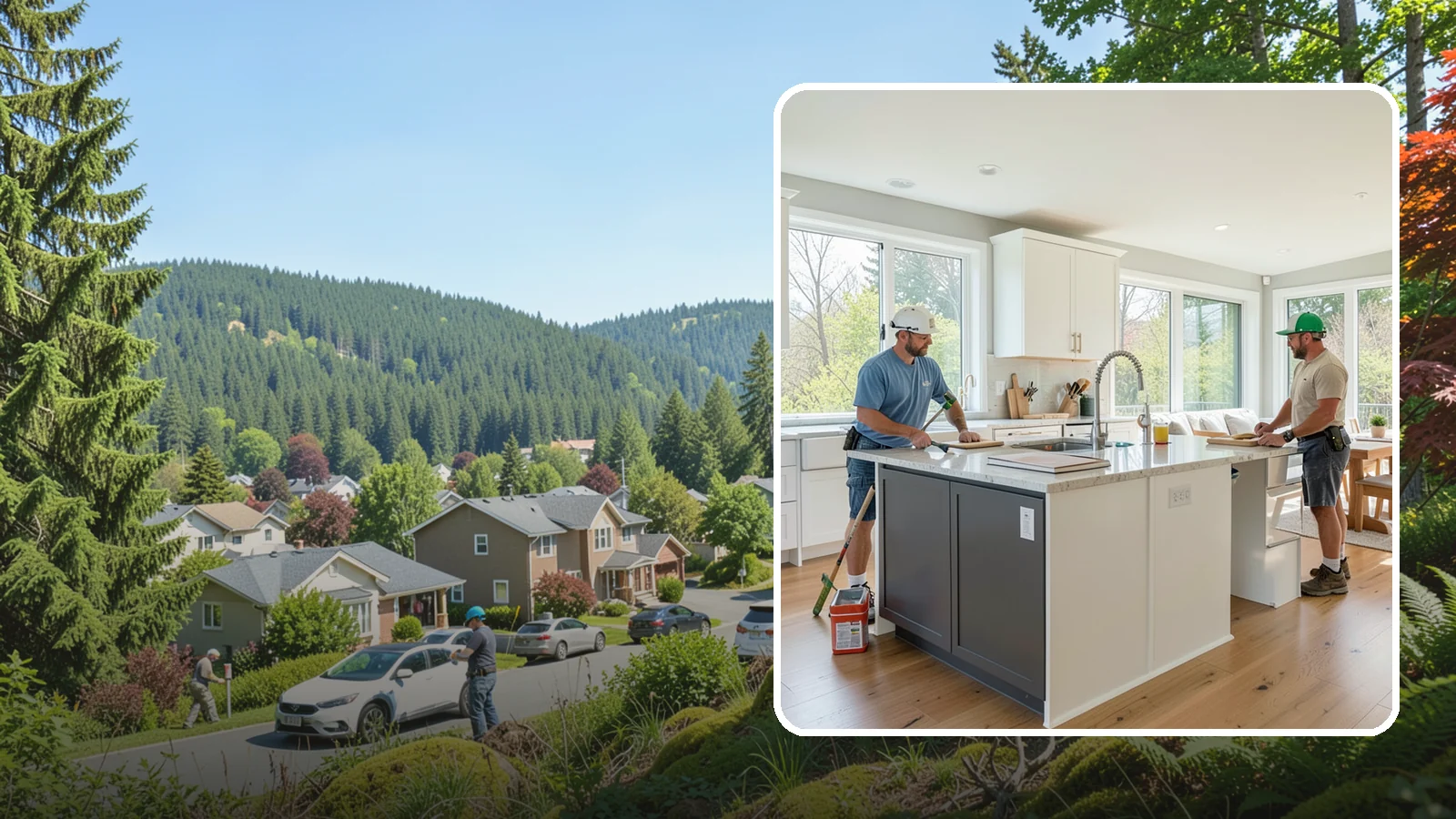 Open Concept Kitchen Remodel in Index, Snohomish County, WA - An open-concept remodel that removes walls to connect your kitchen with living and dining areas for a bright, social space.