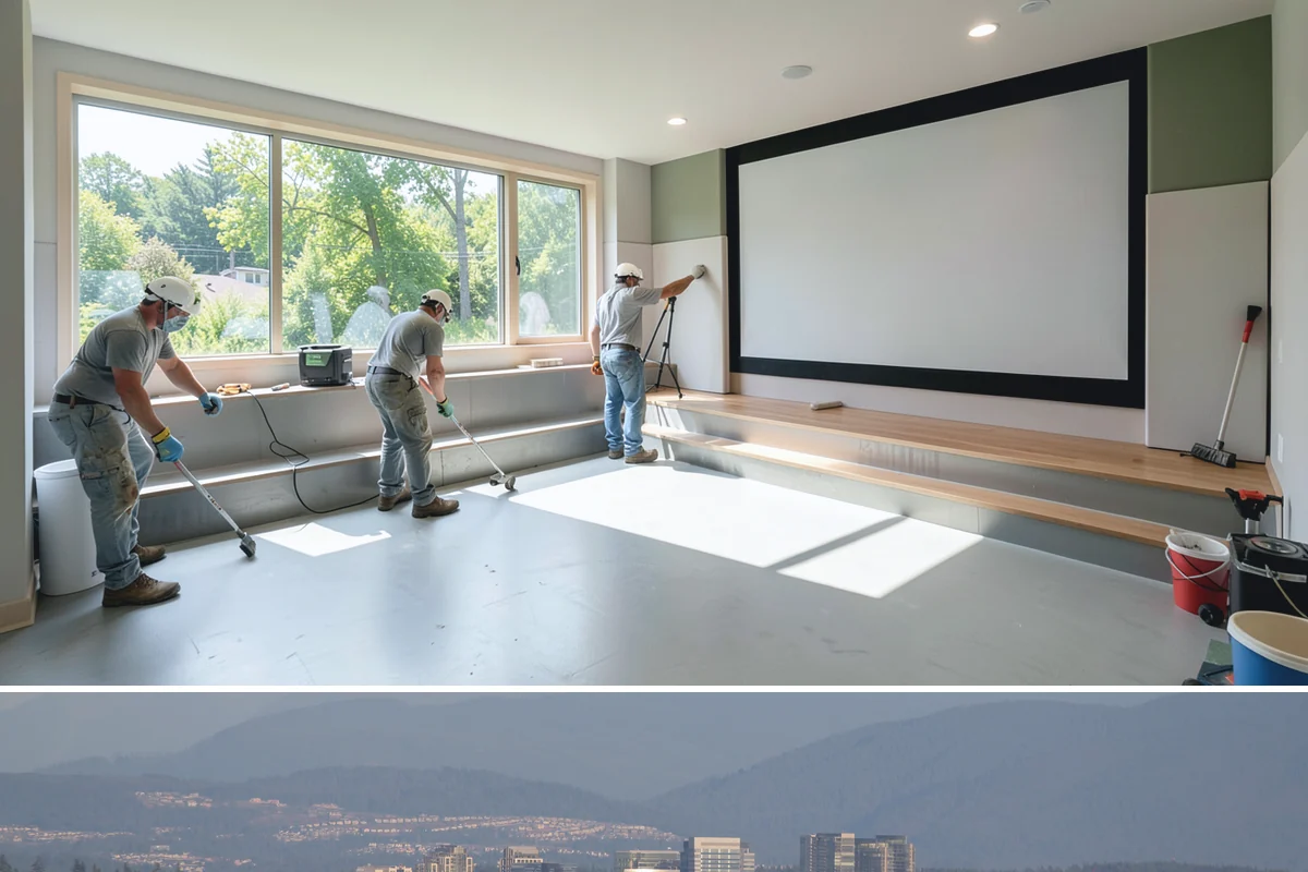 Open Concept Kitchen Remodel in Medina, King County, WA - Late winter scheduling allows the structural work to finish before spring, giving you an airy, light-filled kitchen for summer.
