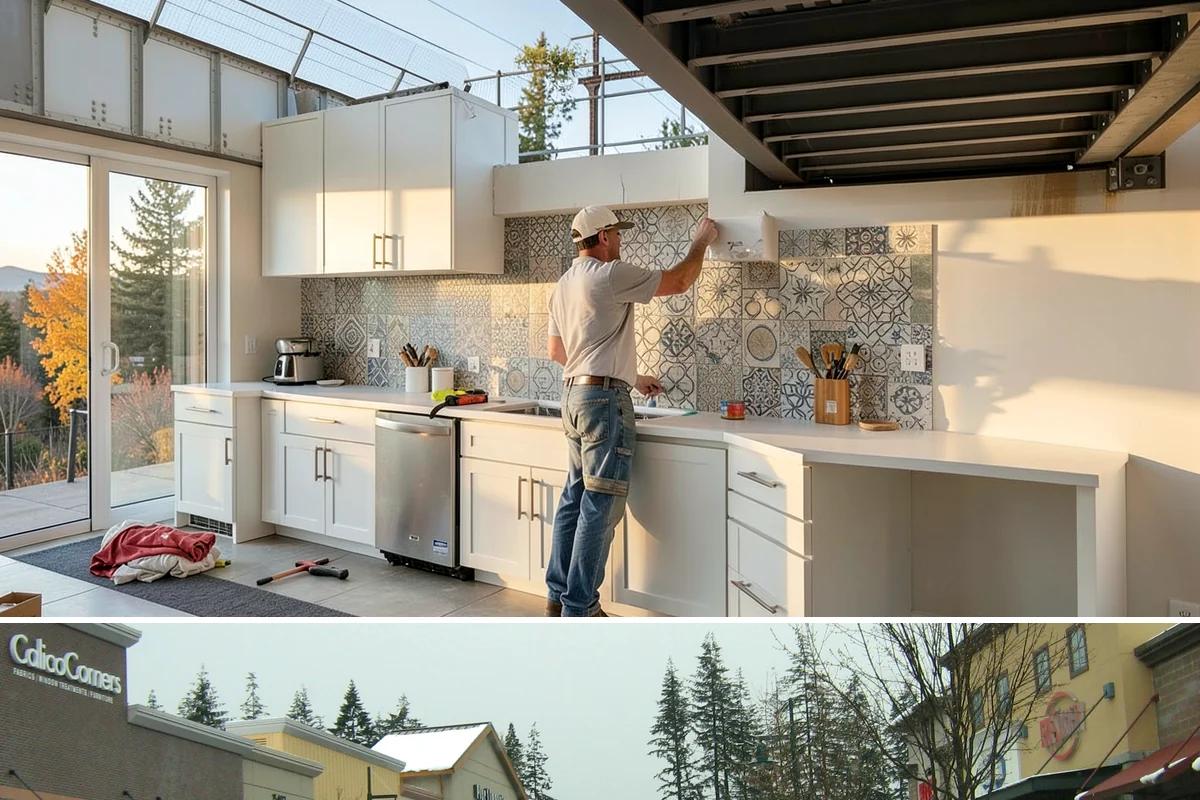 Open Concept Kitchen Remodel in Mill Creek, Snohomish County, WA - Late winter scheduling allows the structural work to finish before spring, giving you an airy, light-filled kitchen for summer.