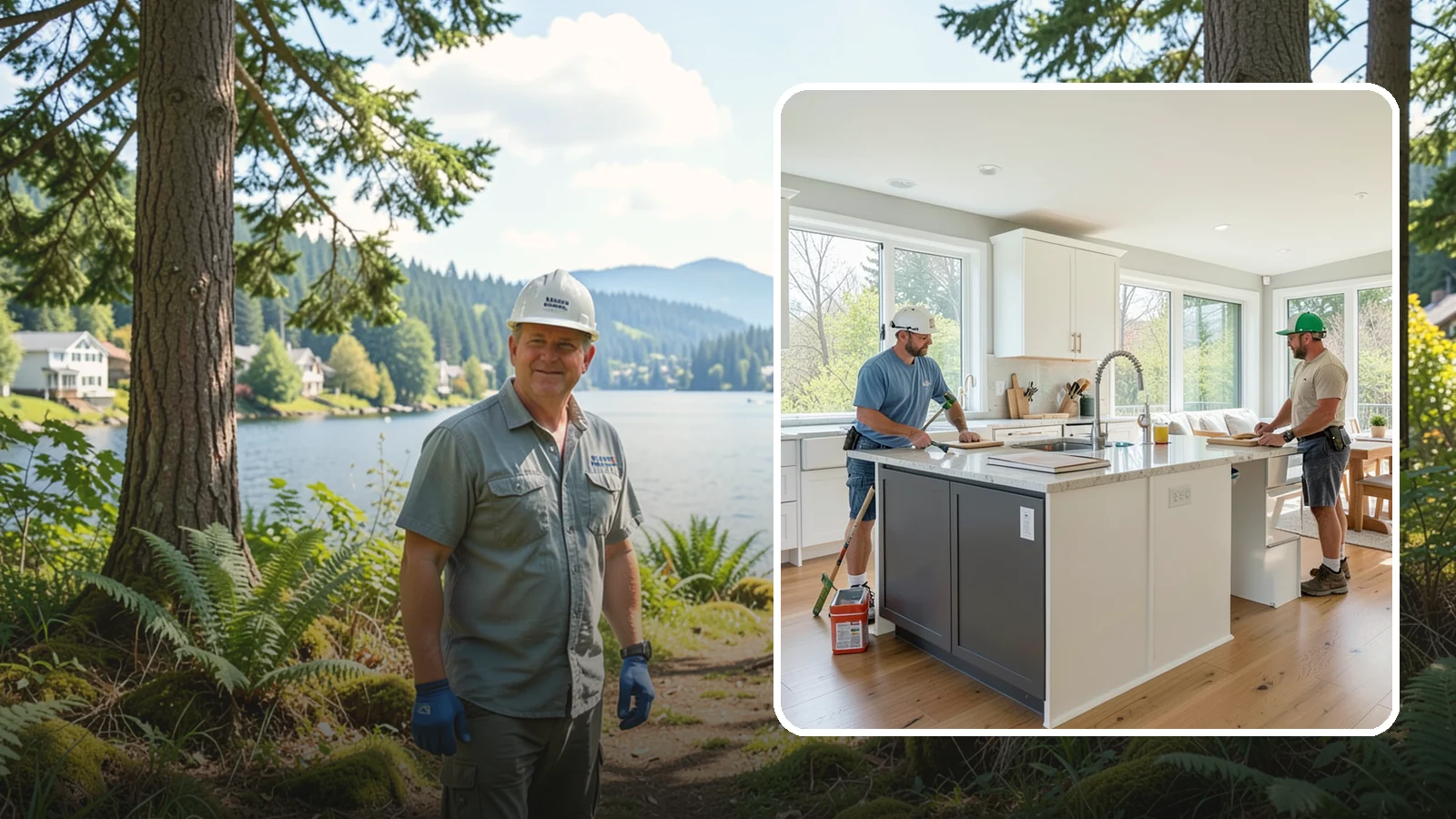 Open Concept Kitchen Remodel in Milton, King County, WA - An open-concept remodel that removes walls to connect your kitchen with living and dining areas for a bright, social space.