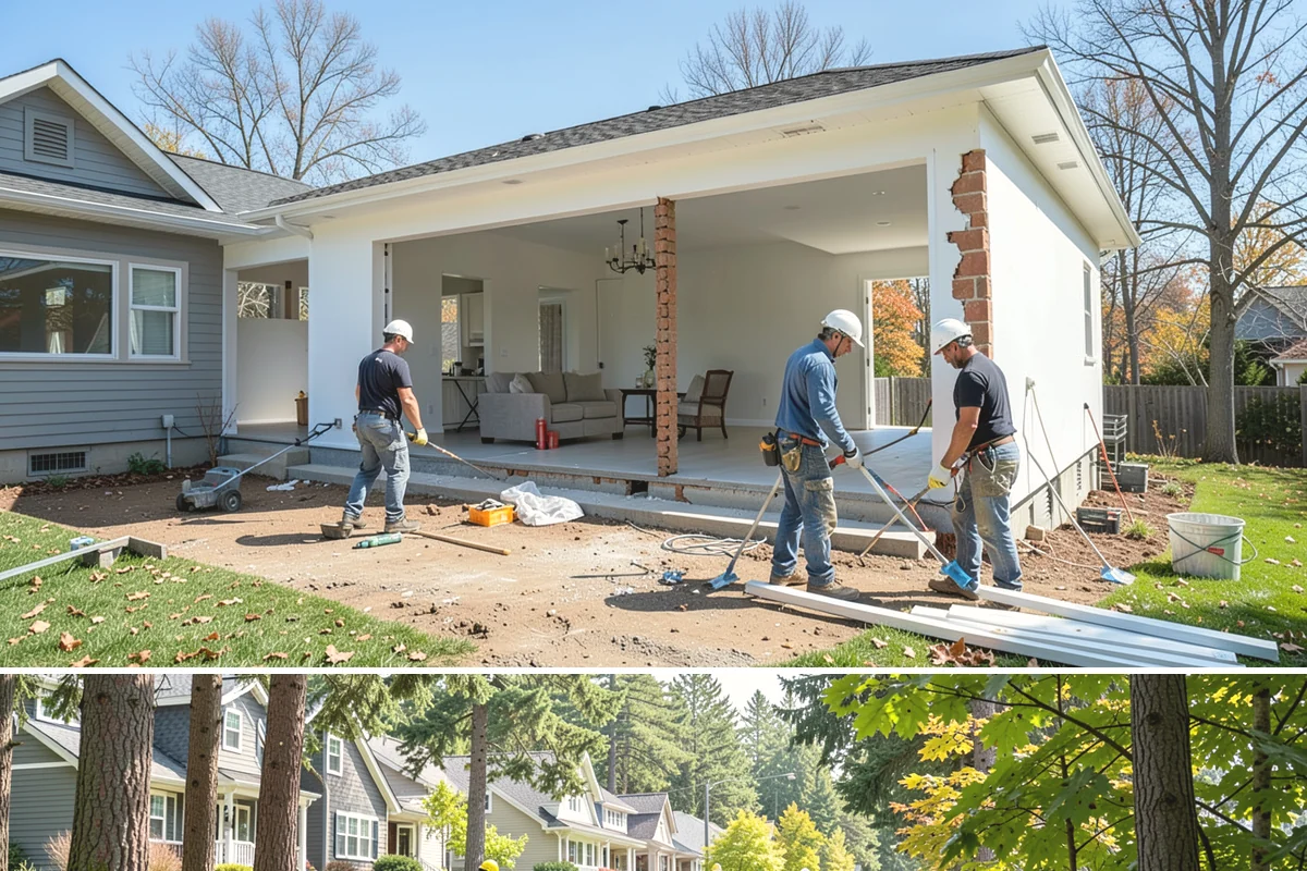 Open Concept Kitchen Remodel in Normandy Park, King County, WA - Late winter scheduling allows the structural work to finish before spring, giving you an airy, light-filled kitchen for summer.
