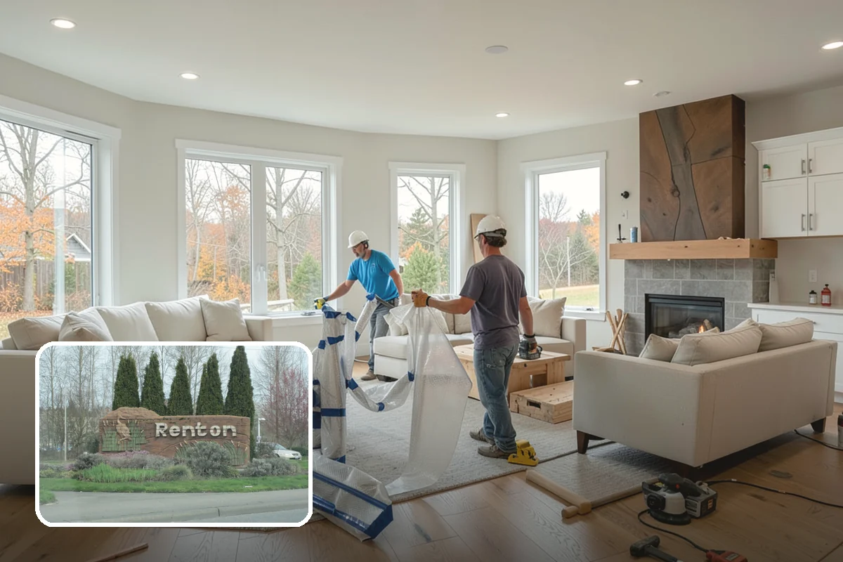 Open Concept Kitchen Remodel in Renton, King County, WA - Brighter, more connected living space