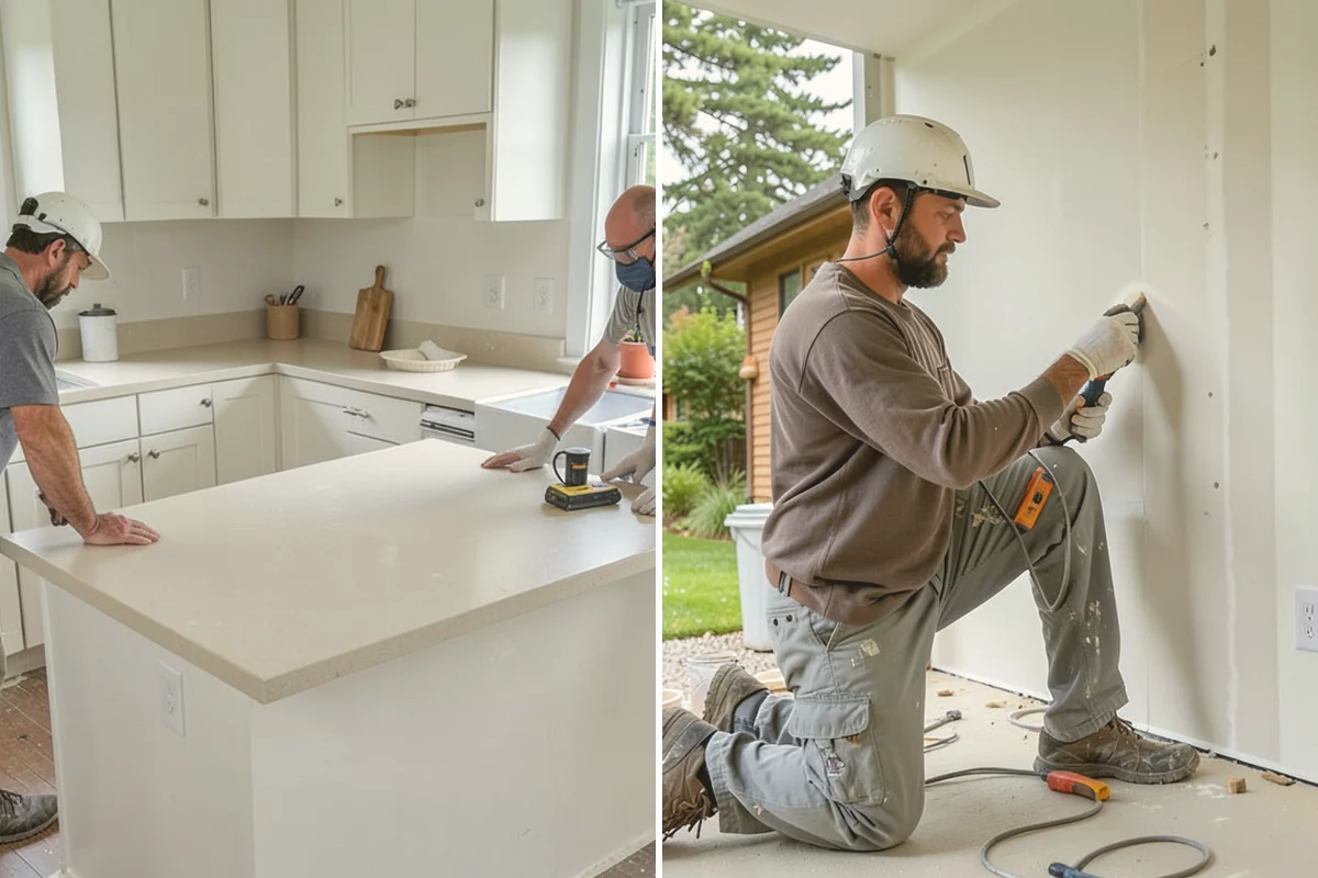 Open Concept Kitchen Remodel in Stanwood, Snohomish County, WA - Assess walls for load and hidden utilities
