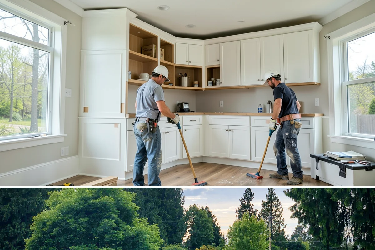 Open Floor Plan Conversion in Bonney Lake, Pierce County, WA - Conversions happen year-round indoors, with drier seasons easing the coordination of structural inspections.
