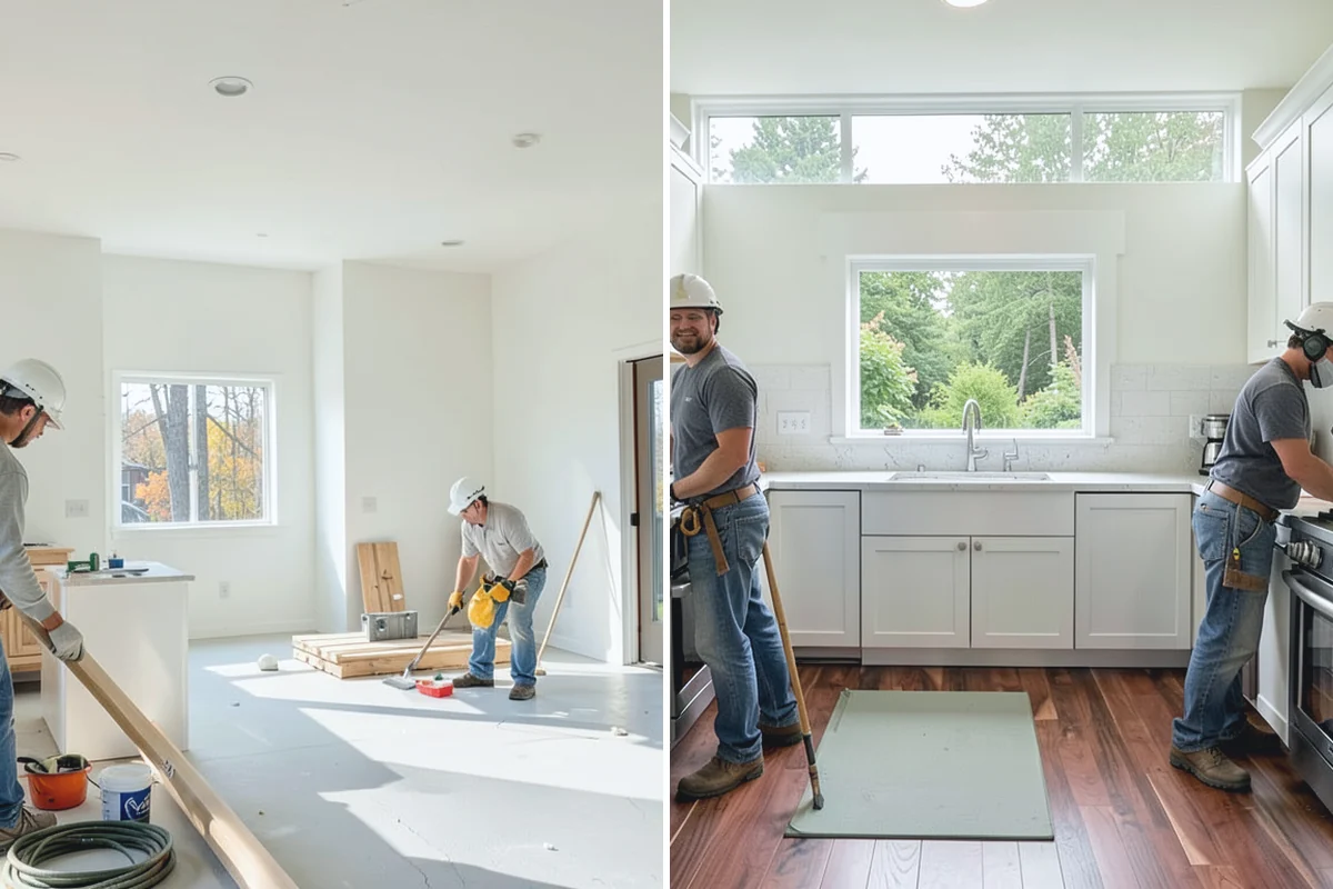 Open Floor Plan Conversion in Buckley, Pierce County, WA - Identify walls and load paths to remove